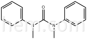 Estrutura 1,3-dimetil-1,3-difenilureia